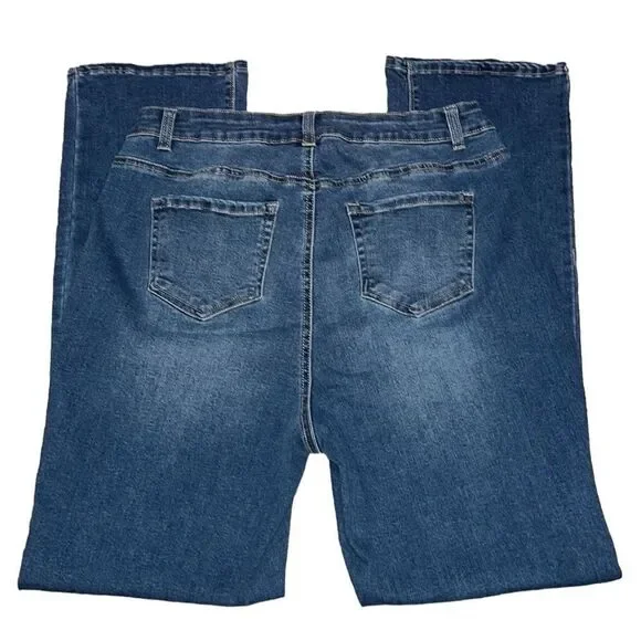 Ashley Stewart High-Waist Legendary Boot Cut Jeans - Picture 7 of 13